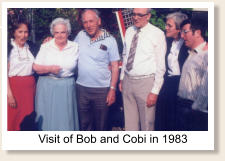 W7LR visiting Middelburg, from left to right: Cobi Leo, Annie Oosthoek, Bob Leo (W7LR), Sjef Oosthoek, Annie Paas, Wino Paas (PA0ABM) 