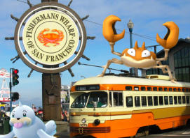 Fisherman’s Wharf, place of departure