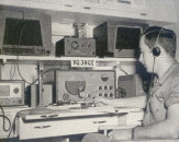 THE HALLICRAFTERS had lined up the 'shack-on-wheels' with a full array of radio equipment