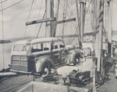 THE UNLOADING of all equipment in Kilindini was greatly assisted by the International Harvester staff in B.E.A.