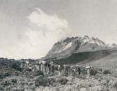  REACHING KILEMA, the expedition was rewarded by magnificent views of the Kilimanjaro's two highest peaks