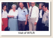 W7LR visiting Middelburg, from left to right: Cobi Leo, Annie Oosthoek, Bob Leo (W7LR), Sjef Oosthoek, Annie Paas, Wino Paas (PA0ABM) 