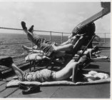 Hard working on the ship