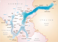 Campione d'Italia (lake Lugano Switserland)