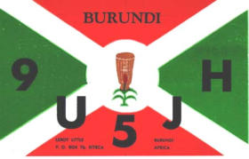 Gus was QRV with this call from Burundi