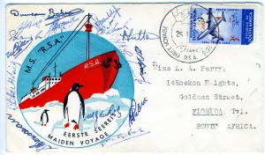 First day letter with all crewmembers signatures