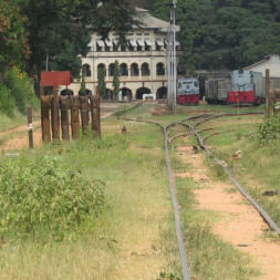 Kigoma trainstation in Tanzania