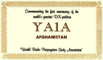 YA1A, Afghanistan (1963)