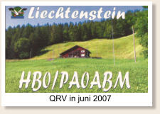 HB0/PA0ABM was QRV op alle banden in 2007
