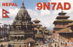 9N7, prefix voor buitenlanders die Nepal bezoeken.