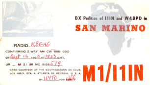 Valdo, I1IN used M1/I1IN at the tower.