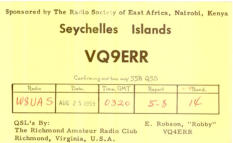 Robbie was also active from VQ9