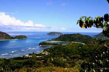 View of Mahé, Seychelles VQ9 (now S7)