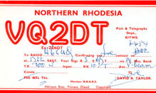 Noord Rhodesia, 1960 (is nu Zimbabwe, Z2)