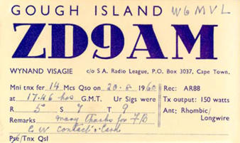 De call ZD9AM werd niet alleen door Gus gebruikt