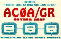 Vreemde prefix dat is zeker.voor Geyser Reef