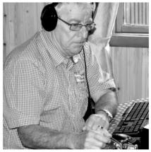 Wino, PA0ABM, devoted to CW (picture 2013)