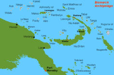 De Bismarck Archipel (Papoea Nieuw Guinea, Oceanië)